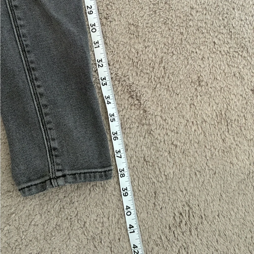 Hudson Jeans Collin Women's Dark Gray Skinny Jeans Size 25 Distressed